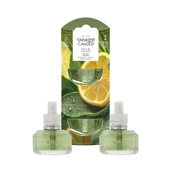 Yankee Candle Sage & Citrus Duftstecker Nachfüllung 2 x 18,5 ml